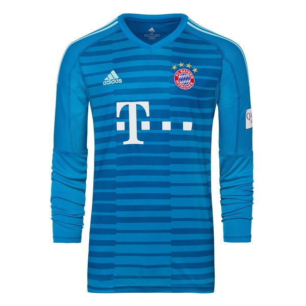 Thailande Maillot Football Bayern Exterieur ML Gardien 2018-19 Bleu